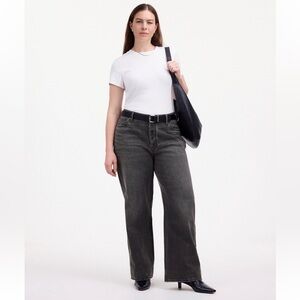 NWT Madewell Low-Slung Baggy Jeans Kingswood Wash size 16 NS357